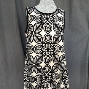 M.S.S.P. | Black and Tan Sheath Party Dress